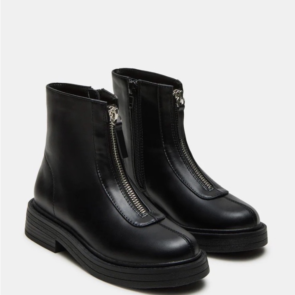 Steve Madden jones girls size 3 zip up booties BRAND NEW WITH BOX